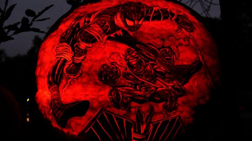 Тыквы-фонари на выставке в Провиденсе (25 фото)