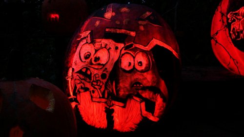 Тыквы-фонари на выставке в Провиденсе (25 фото)