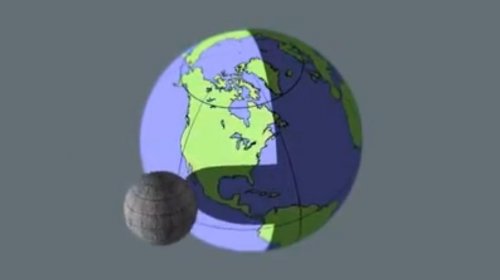 Если бы Луна находилась от Земли на том же расстоянии, что и МКС