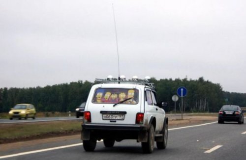 Фотоприколы из мира автомобилей (33 фото)