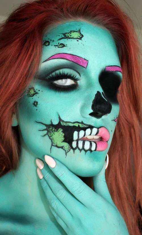 Отличный макияж для вечеринки на Хэллоуин (12 фото)