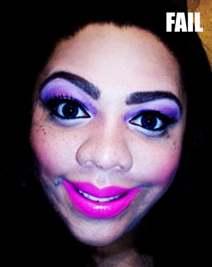 Жертвы макияжа (14 фото) Жертвы макияжа (14 фото)