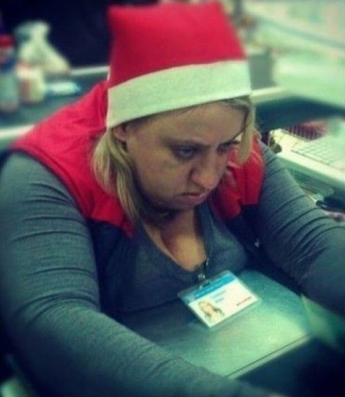 Новогодняя атмосфера в прикольных картинках (22 фото)