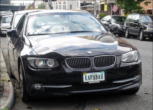 Прикольные номера на машинах русскоговорящих американцев (36 фото)