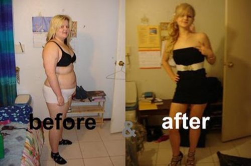 Невероятные превращения толстушек в стройняшек (26 фото)