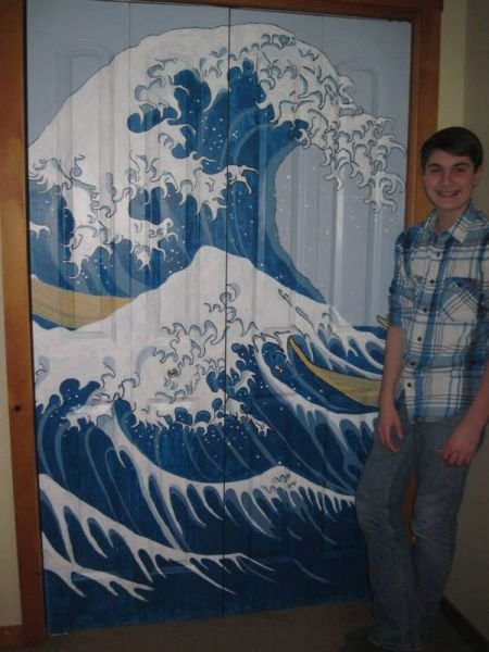 Из обычной двери — в произведение искусства (7 фото) Из обычной двери — в произведение искусства (7 фото)