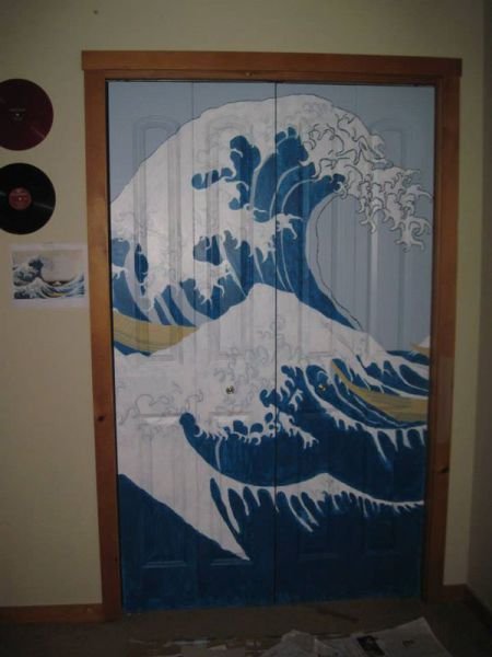 Из обычной двери — в произведение искусства (7 фото) Из обычной двери — в произведение искусства (7 фото)