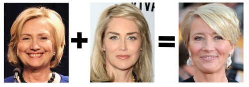 Забавное смешение знаменитостей (18 фото)