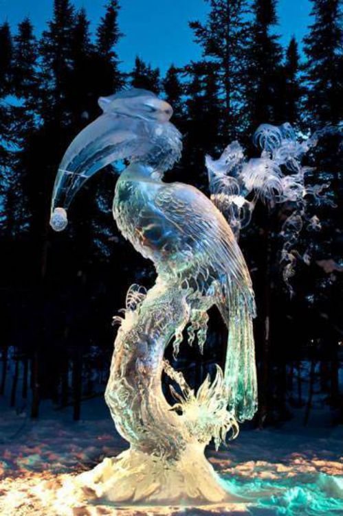 Восхитительные ледяные скульптуры (25 фото) Восхитительные ледяные скульптуры (25 фото)