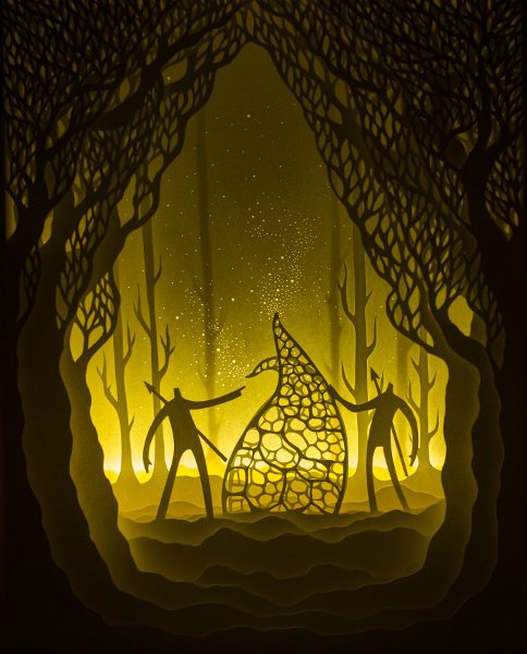 Удивительные многослойные бумажные картины арт-дуэта Hari & Deepti (24 фото + видео) Удивительные многослойные бумажные картины арт-дуэта Hari & Deepti (24 фото + видео)