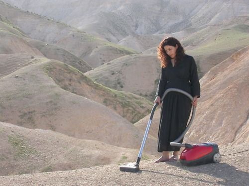 Странные женщины с пылесосом на улице (19 фото)