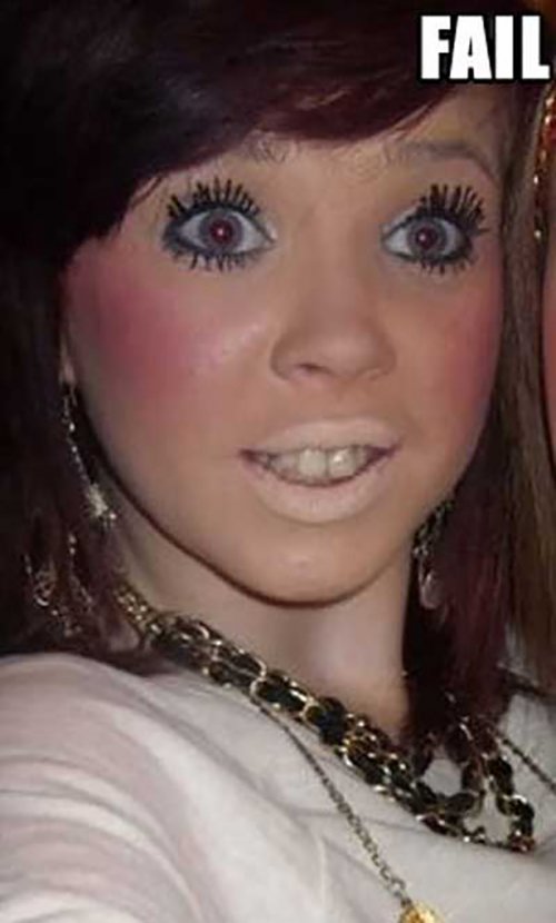 Жертвы макияжа (31 фото)