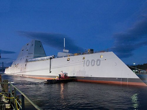 USS Zumwalt: военный корабль США за 3 миллиарда долларов (11 фото)