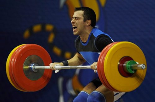 Смешные лица тяжелоатлетов (22 фото)