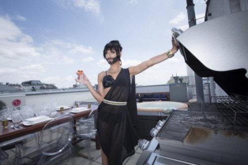 Кончита Вурст и ее муж (17 фото)