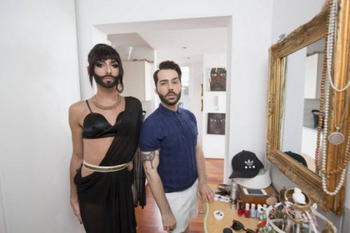 Кончита Вурст и ее муж (17 фото)