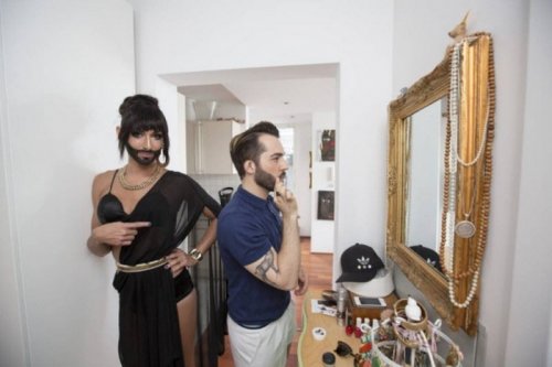 Кончита Вурст и ее муж (17 фото)