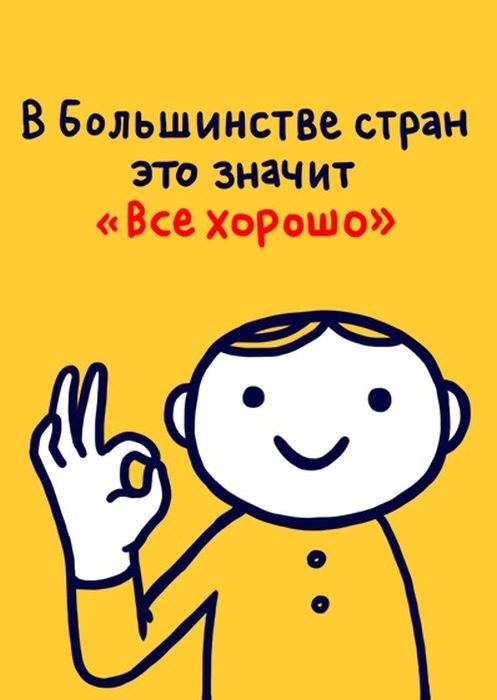 Жесты вместо слов: их значение в разных странах (27 фото)