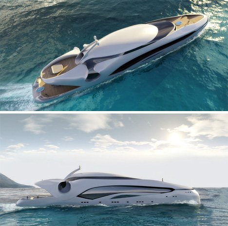 15 Невероятно шикарных дизайнов суперъяхт (25 фото)