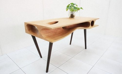 15 Потрясающих столов, которые вы бы захотели поставить у себя дома (29 фото)