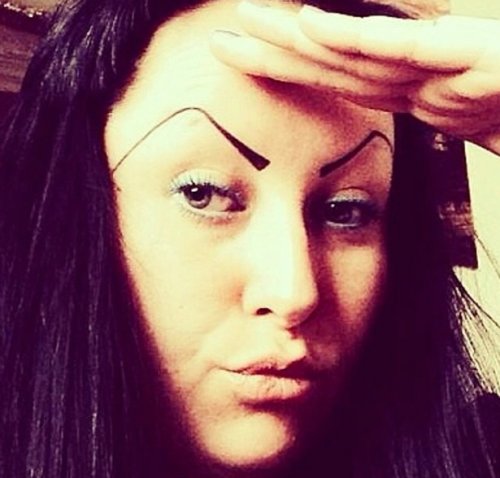 Пост про женские брови и чувство прекрасного (23 фото)