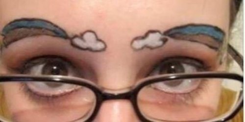 Пост про женские брови и чувство прекрасного (23 фото)