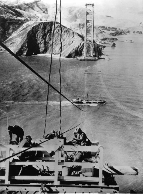 Строительство моста Золотые Ворота (27 фото) Строительство моста Золотые Ворота (27 фото)