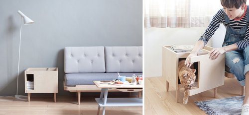 Оригинальная мебель и аксессуары для кошек (35 фото)