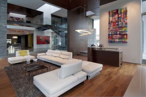 Потрясающие интерьеры и роскошный дизайн домов (28 фото)