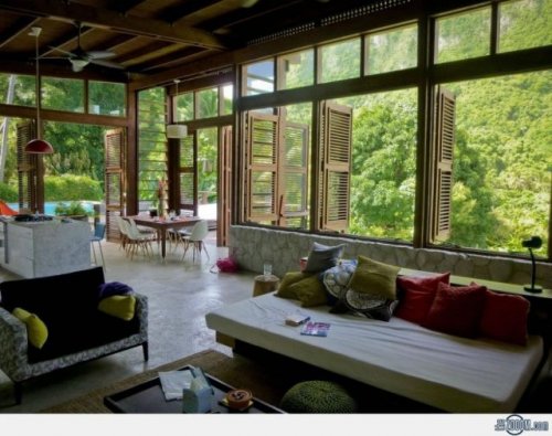 Потрясающие интерьеры и роскошный дизайн домов (28 фото)