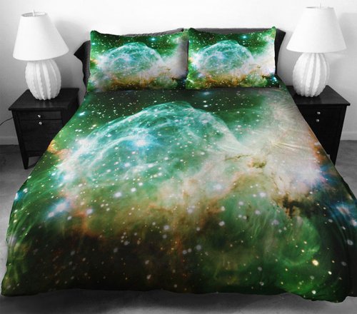 Космическое постельное бельё от дизайнера Джейла Бетрея (9 фото)