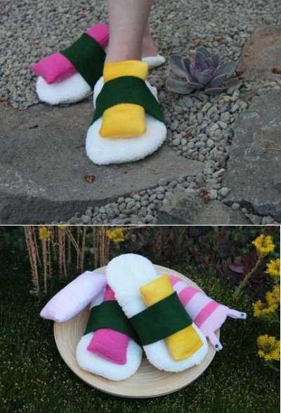 Креативные домашние тапочки (16 фото) Креативные домашние тапочки (16 фото)