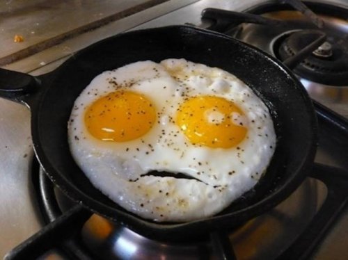 Забавные рожицы в еде (22 фото)