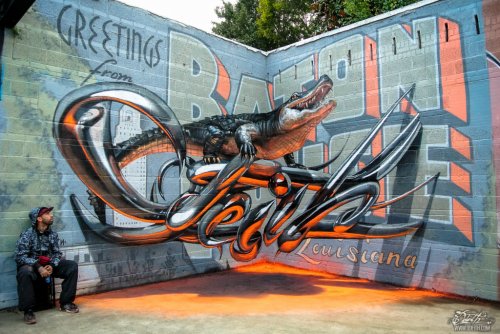 Анаморфные 3D-граффити Серхио Одейта (21 фото)