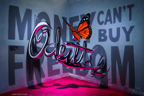 Анаморфные 3D-граффити Серхио Одейта (21 фото)