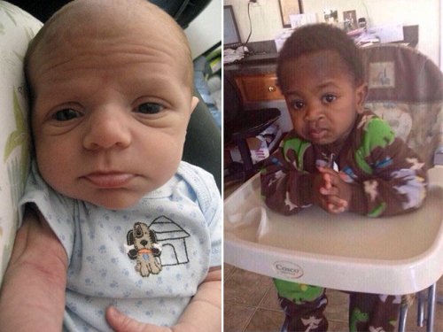 Младенцы, которые выглядят, как взрослые (13 фото)