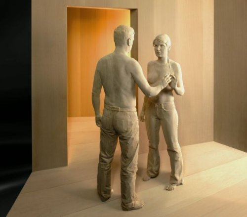 Реалистичные деревянные скульптуры (25 фото)