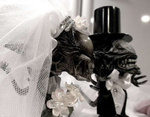 Жуткие и унылые верхушки свадебных тортов (18 фото)