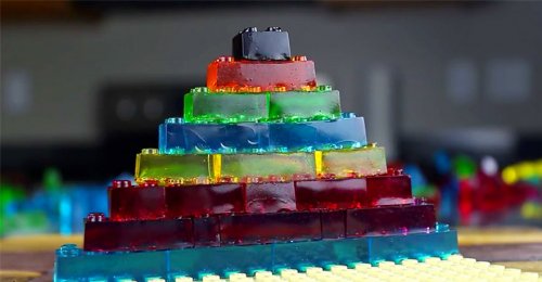 Съедобный LEGO в виде жевательных конфет (8 фото + видео)