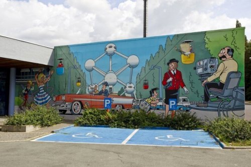 Комикс-арт на улицах Бельгии (17 фото)