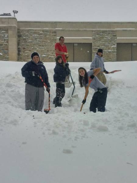 Нью-Йорк под снегом (31 фото)