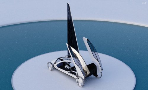 Экологичный концепт-кар Volkswagen RESeT на солнечных батареях (13 фото)