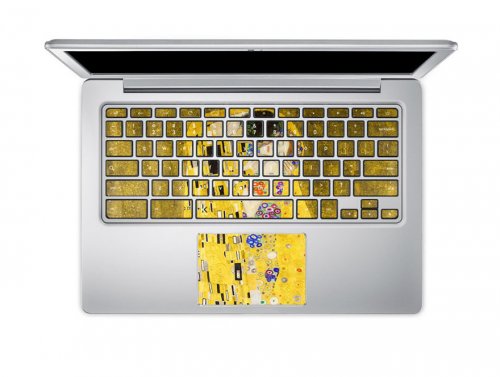 Наклейки на клавиатуру, превращающие ноутбук в произведение искусства (8 фото)