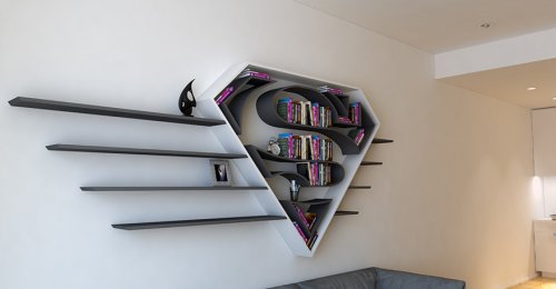 Супергеройские книжные полки от Бурака Догана (7 фото) Супергеройские книжные полки от Бурака Догана (7 фото)