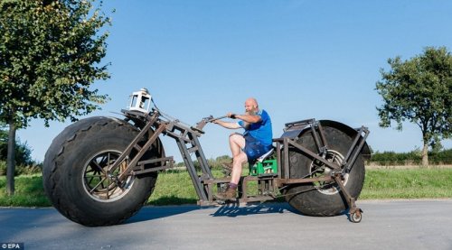 В Германии построили велосипед-тяжеловес (8 фото + видео)