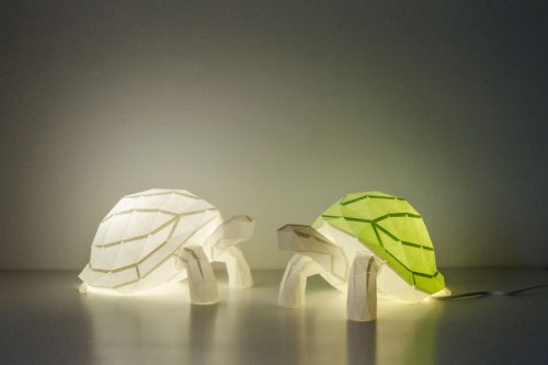Оригинальные оригами-лампы в виде животных (13 фото)
