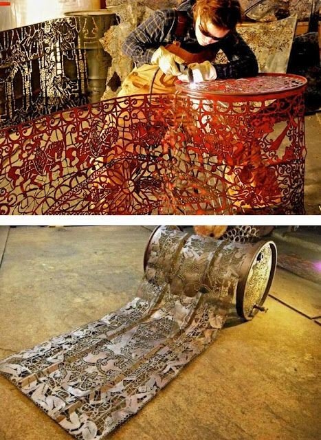 Впечатляющие примеры резьбы по металлу (18 фото) Впечатляющие примеры резьбы по металлу (18 фото)