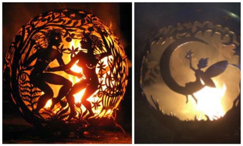 Креативные чаши для огня, или "уличные камины" (17 фото)