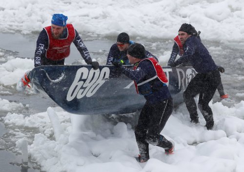 Ежегодные ледовые гонки на байдарках, соревнования 2017 года
