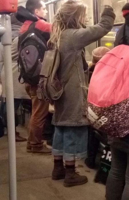 Модники и модницы в метро (30 фото) Модники и модницы в метро (30 фото)